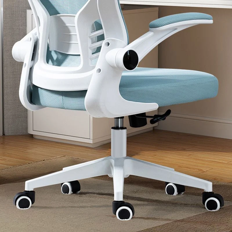 Chaise de bureau moderne à bras amovibles, mécanisme d'inclinaison, chaise coulissante ergonomique avec roulettes Clearhalo