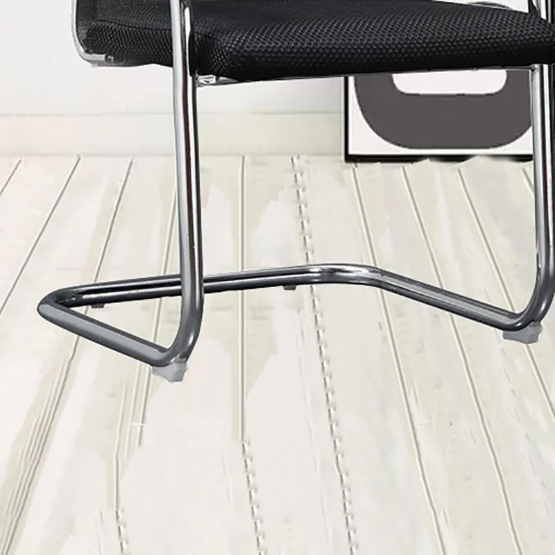 Chaise de bureau moderne à bras fixes, chaise de maison à dossier haut et à dossier moyen Clearhalo
