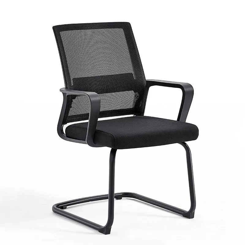 Chaise de bureau moderne à bras fixes, chaise ergonomique sans détresse avec dossier respirant Clearhalo