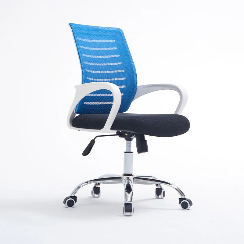 Chaise de bureau moderne à bras fixes sans chaise pénible avec dossier respirant Clearhalo