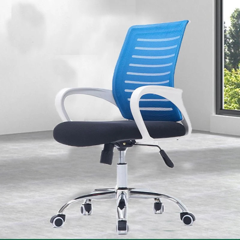 Chaise de bureau moderne à bras fixes sans chaise pénible avec dossier respirant Clearhalo