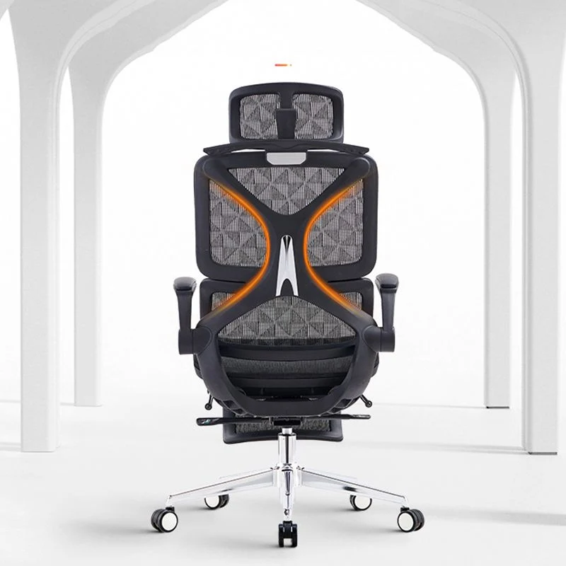 24" W chaise de bureau moderne bras respirants à grille d'air inclus chaise de bureau Clearhalo