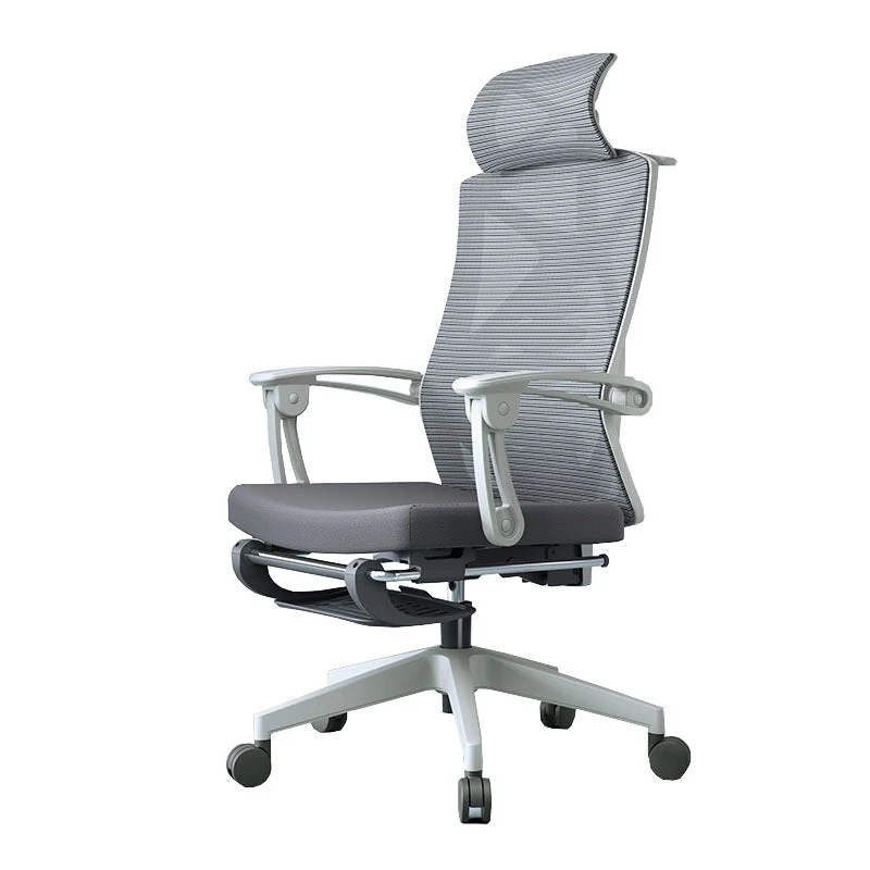 Chaise de bureau moderne à bras réglables, chaise de travail à hauteur réglable pour le bureau Clearhalo
