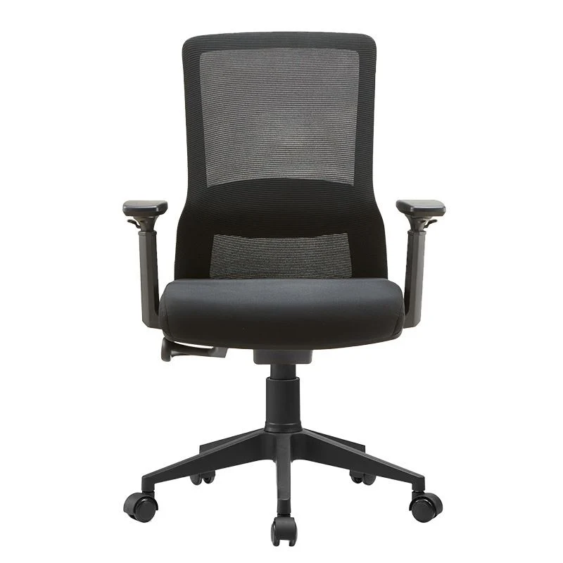 Chaise de bureau moderne à bras réglables, sans détresse, avec roulettes Clearhalo