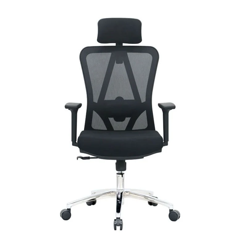 Chaise de bureau moderne, chaise de bureau ergonomique à dossier haut, chaise de bureau en maille Clearhalo