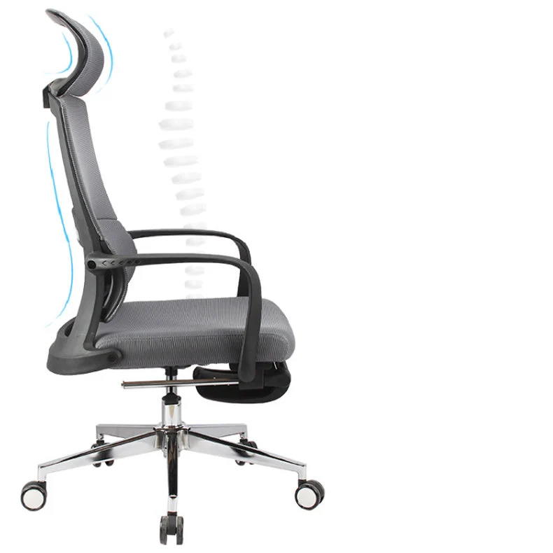 20" chaise de bureau moderne de W chaise de bureau respirante à dossier haut AirGrid Clearhalo
