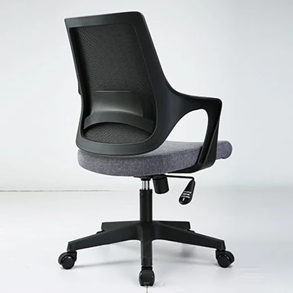 Chaise de bureau moderne, chaise d'ordinateur en maille, chaise de conférence à dossier moyen Clearhalo