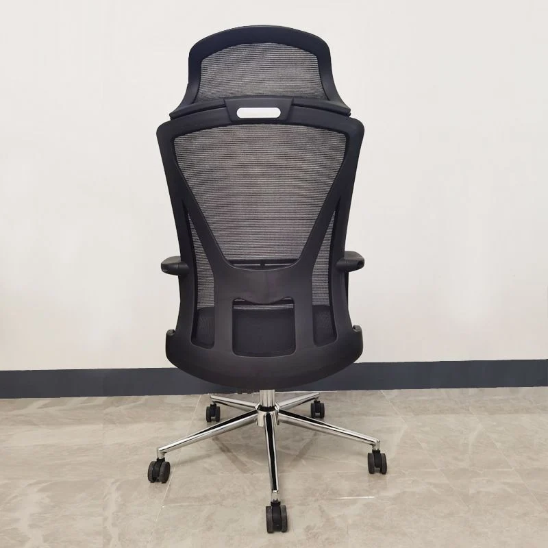 Chaise de bureau moderne, chaise de travail à bras fixes avec roulettes pour le bureau Clearhalo