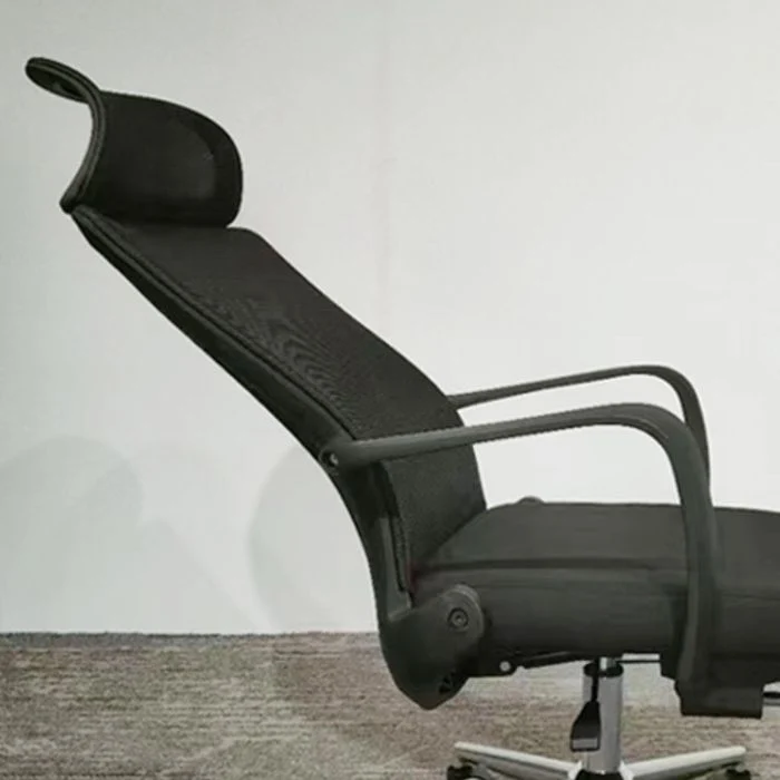 Chaise de bureau moderne, chaise de travail à bras fixes avec roulettes pour le bureau Clearhalo