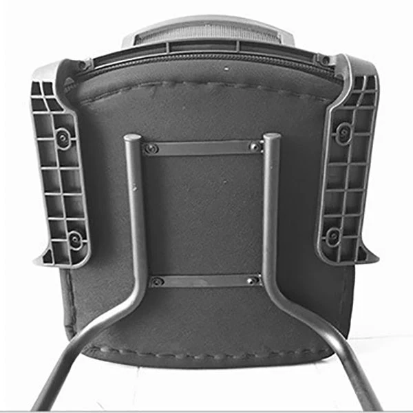 Chaise de bureau moderne et contemporaine à dossier moyen, noire, en microfibre Clearhalo