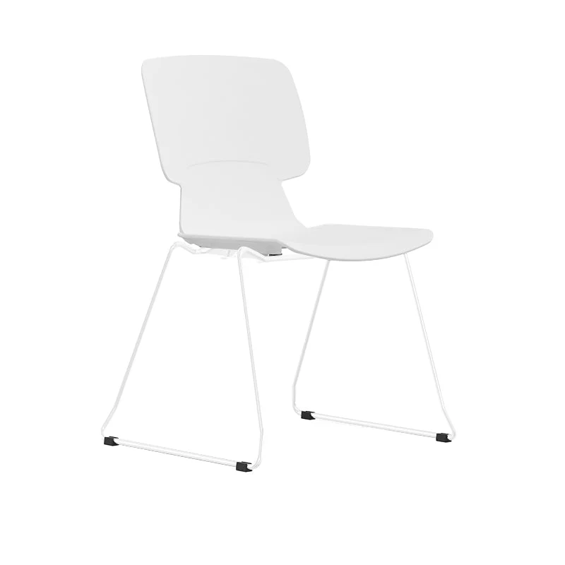 La chaise de bureau moderne des bras fixes tapissés sans chaise pénible Clearhalo