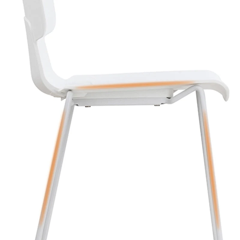 La chaise de bureau moderne des bras fixes tapissés sans chaise pénible Clearhalo