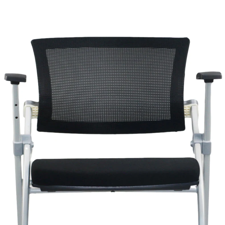 Chaise de bureau moderne à dossier bas, cadre gris avec chaise de conférence AirGrid respirante Clearhalo