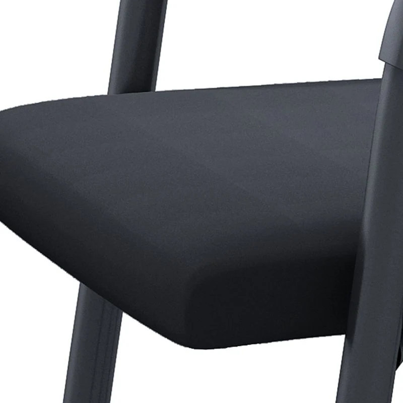 Chaise de bureau moderne à dossier moyen et accoudoir fixe, en 4 couleurs Clearhalo