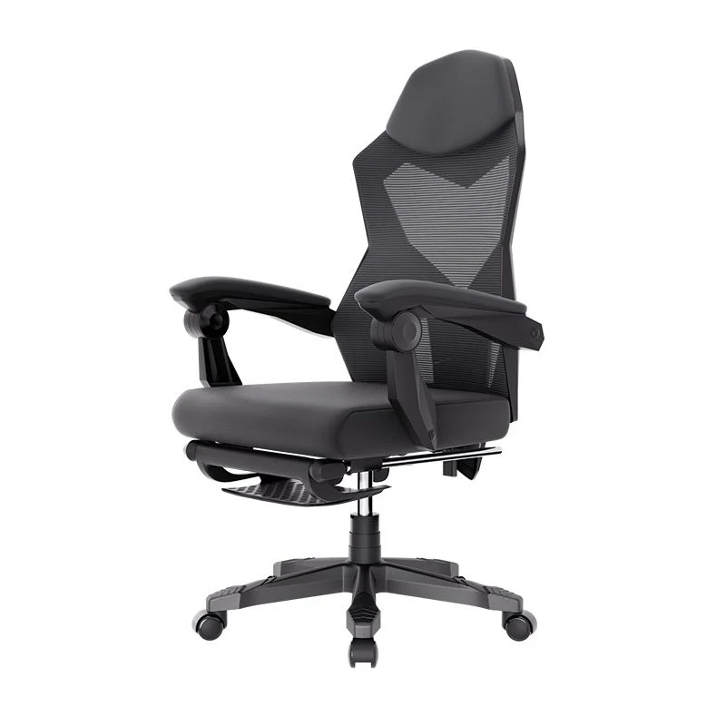 Chaise de bureau moderne, hauteur d'assise réglable, chaise ergonomique sans détresse avec roulettes Clearhalo
