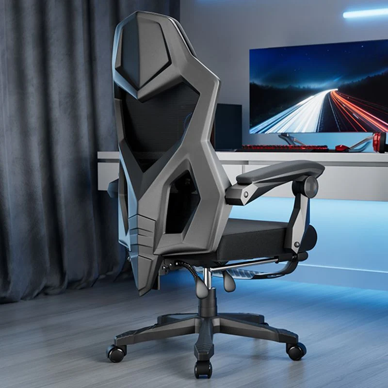 Chaise de bureau moderne, hauteur d'assise réglable, chaise ergonomique sans détresse avec roulettes Clearhalo