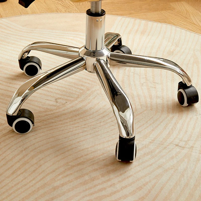 Chaise de bureau moderne à hauteur de siège réglable avec roulettes Clearhalo