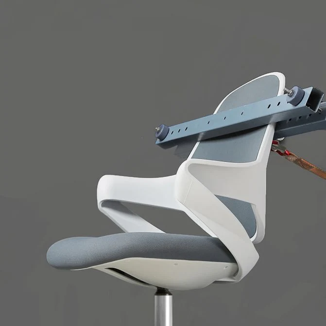 Chaise de bureau moderne, hauteur de siège réglable, bras fixes, chaise de bureau avec roulettes Clearhalo