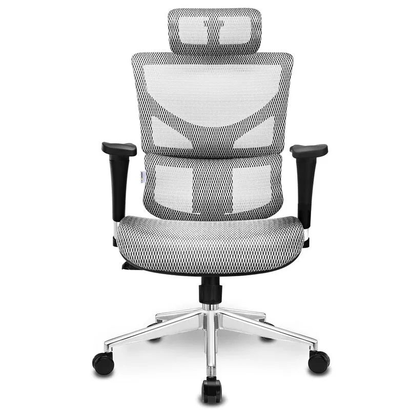 Chaise de bureau moderne à hauteur de siège réglable avec roulettes Clearhalo