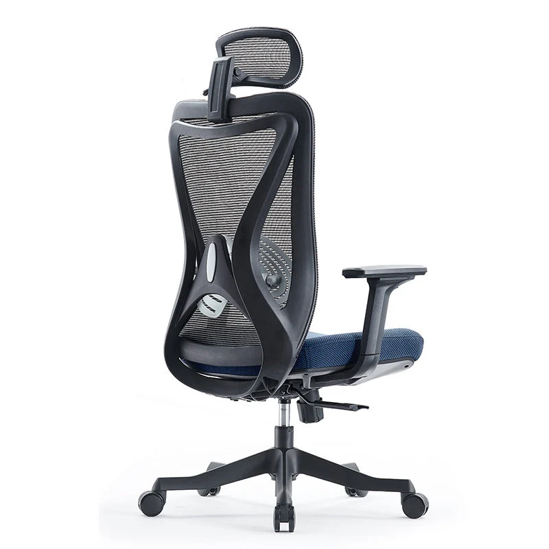 Chaise de bureau moderne, hauteur de siège réglable, avec roulettes Clearhalo