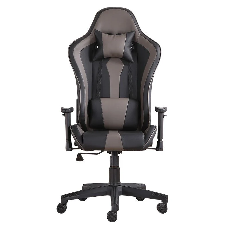 Chaise de bureau moderne, hauteur de siège réglable, chaise de bureau pivotante en simili cuir avec roulettes Clearhalo