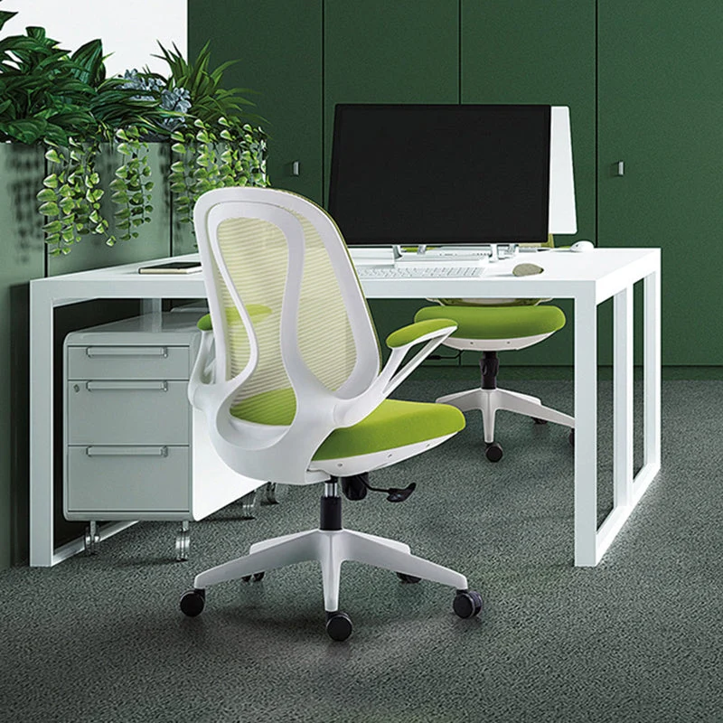 Chaise de bureau moderne, hauteur de siège réglable, chaise de bureau ergonomique avec roulettes Clearhalo