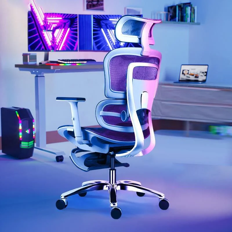 Chaise de bureau moderne à hauteur de siège réglable avec dossier respirant Clearhalo