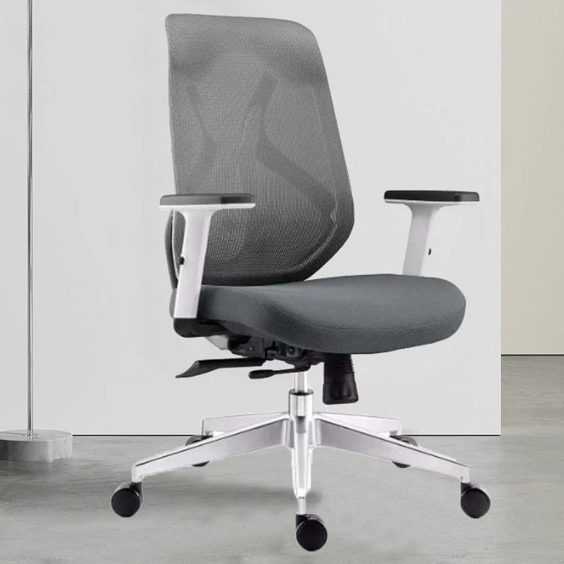 Chaise de bureau moderne en maille, chaise de bureau pivotante à dossier haut avec roulettes Clearhalo