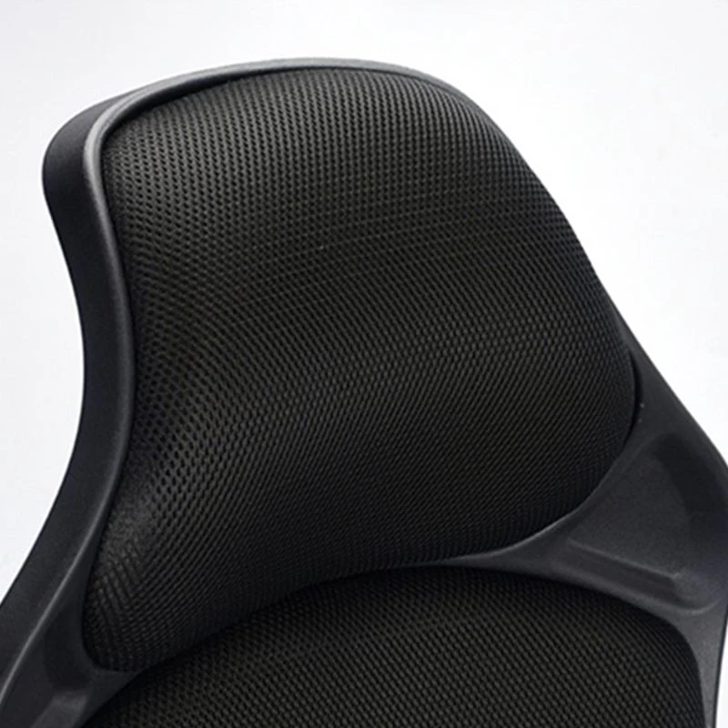Chaise de bureau moderne en maille, chaise de conférence à dossier haut avec roulettes Clearhalo