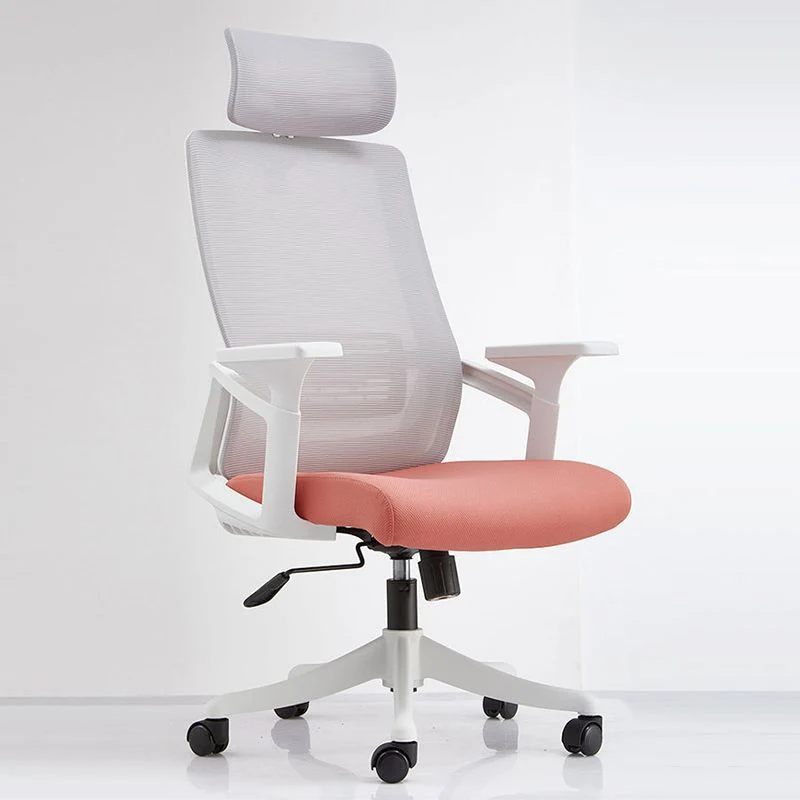 Chaise de bureau moderne en maille, chaise de conférence avec roulettes Clearhalo