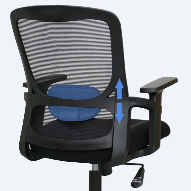 Chaise de bureau moderne en maille, chaise d'ordinateur à bras réglable, chaise de bureau Clearhalo