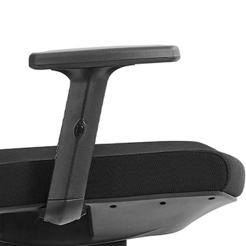 Chaise de bureau moderne en maille, chaise d'ordinateur à dossier haut, noir/gris Clearhalo