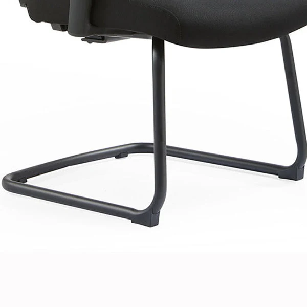 Chaise de bureau moderne en maille, chaise d'ordinateur, chaise de conférence, sans roue Clearhalo