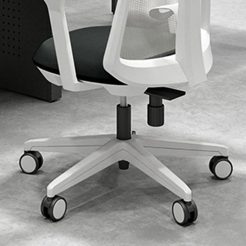 Chaise de bureau moderne en maille, chaise d'ordinateur à dossier moyen avec bras fixe Clearhalo