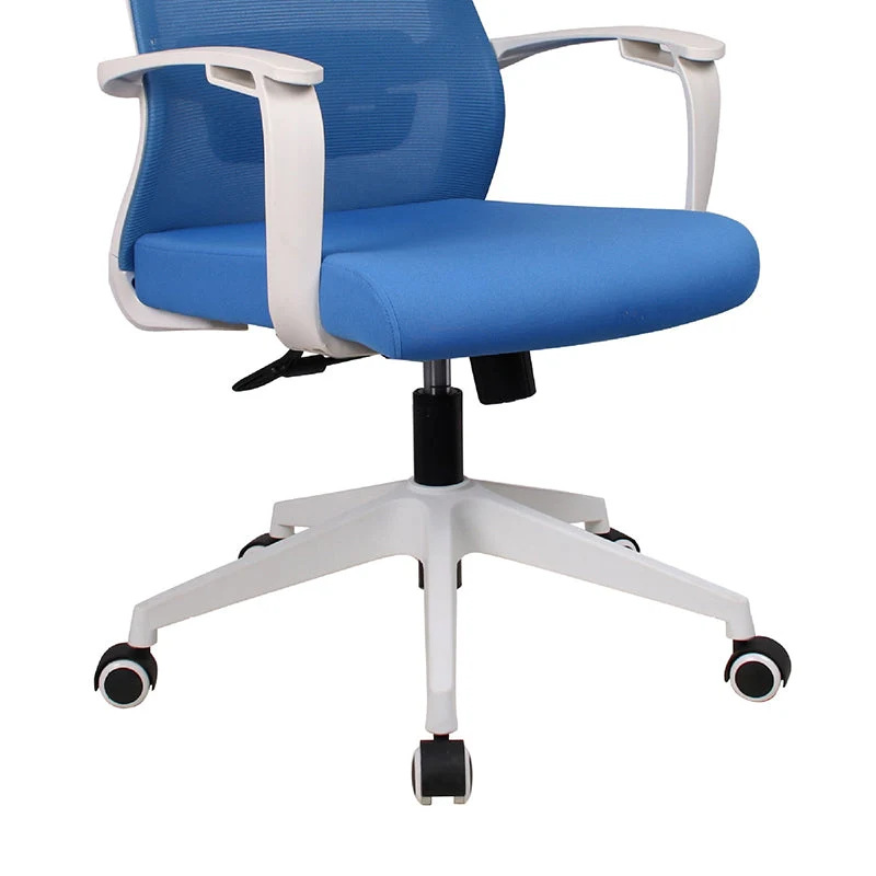 Chaise de bureau moderne en maille, chaise d'ordinateur à dossier haut avec roulettes/sans roulettes Clearhalo