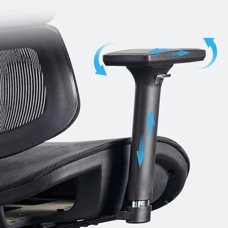 Chaise de bureau moderne en maille, chaise d'ordinateur à dossier haut réglable avec roulettes Clearhalo