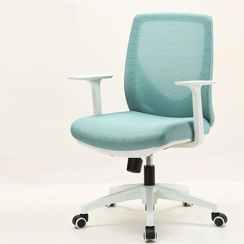 Chaise de bureau moderne en maille, chaise d'ordinateur à dossier moyen avec roulettes Clearhalo