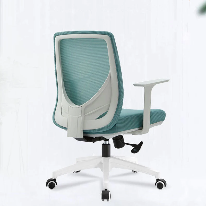 Chaise de bureau moderne en maille, chaise d'ordinateur à dossier moyen avec roulettes Clearhalo