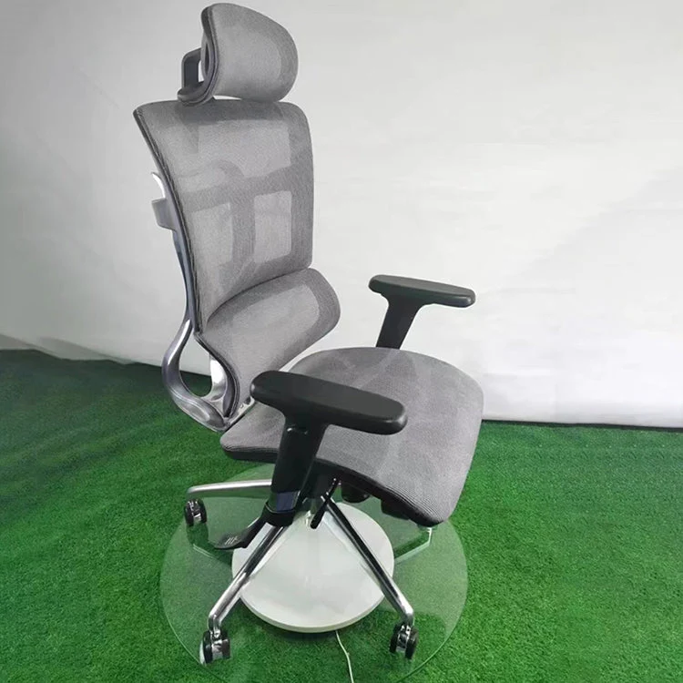 Chaise de bureau moderne en maille, chaise d'ordinateur, chaise de conférence réglable avec roulettes Clearhalo
