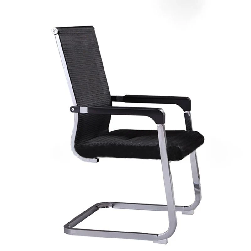 Chaise de bureau moderne en maille, chaise d'ordinateur, chaise de conférence, sans roues Clearhalo