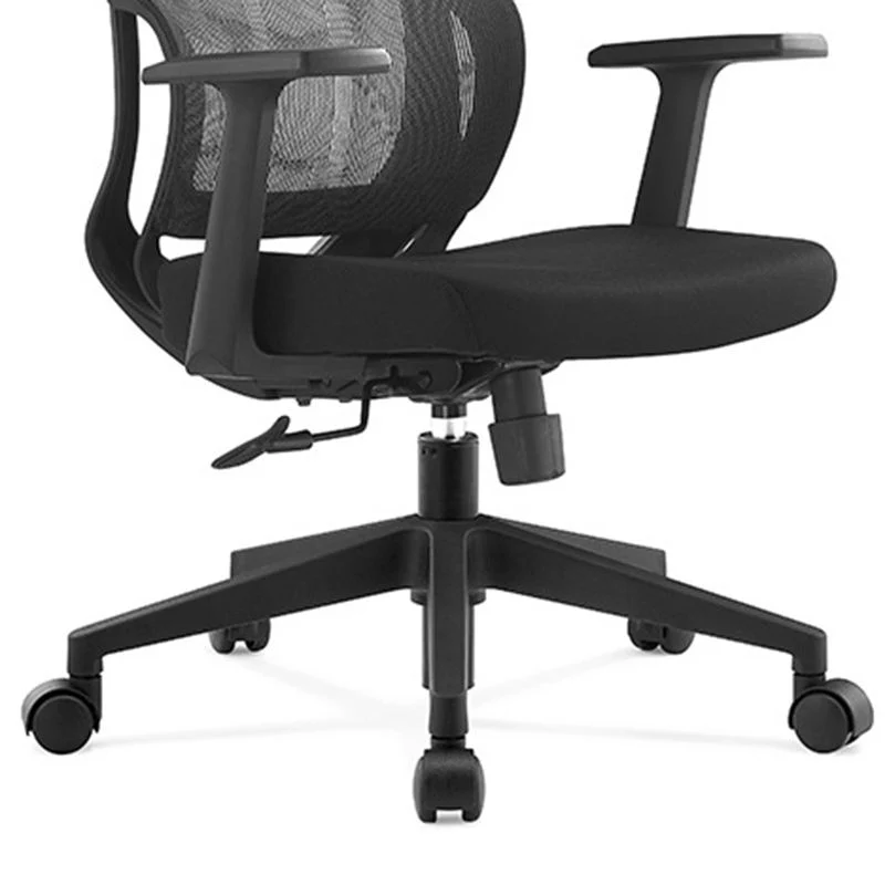 Chaise de bureau moderne en maille, chaise d'ordinateur avec oreiller, chaise à dossier haut avec roulettes Clearhalo