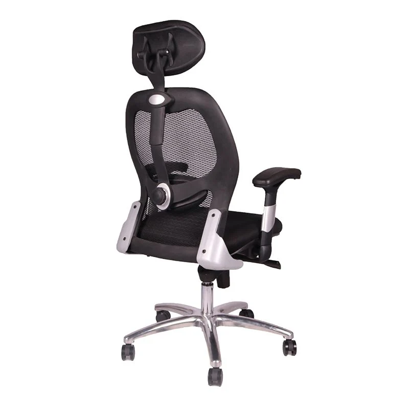 Chaise de bureau moderne en maille, chaise d'ordinateur pivotante à dossier moyen avec roulettes Clearhalo