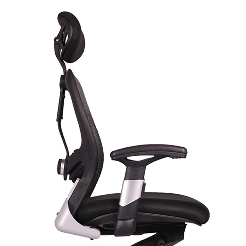 Chaise de bureau moderne en maille, chaise d'ordinateur pivotante à dossier moyen avec roulettes Clearhalo