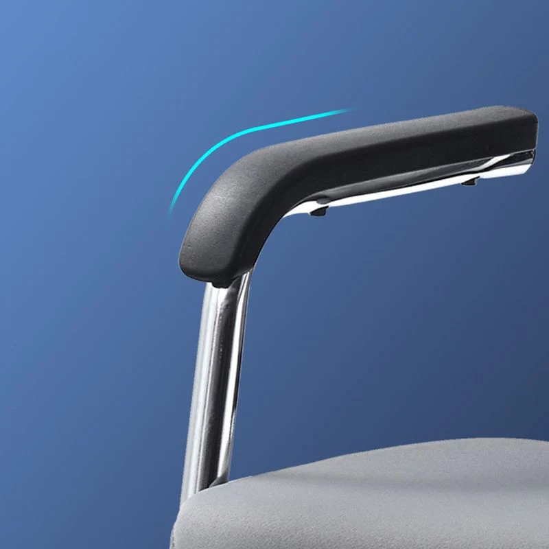 Chaise de bureau moderne en maille ergonomique sans chaise de bureau à bras fixes pénibles Clearhalo