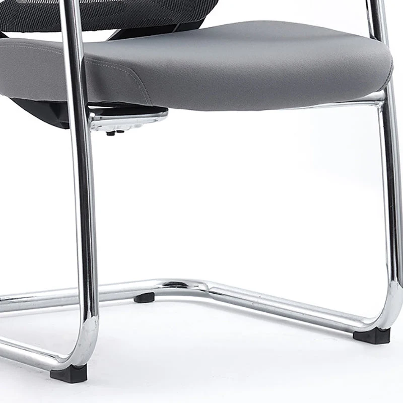 Chaise de bureau moderne en maille ergonomique sans chaise de bureau à bras fixes pénibles Clearhalo
