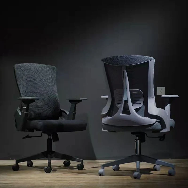 Chaise de bureau moderne en maille et en plastique avec chaise de bureau à domicile à dossier haut et moyen Clearhalo
