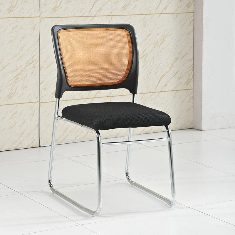 Chaise de bureau moderne en métal, chaise de luxe avec siège et dossier AirGrid respirants, pour la maison Clearhalo