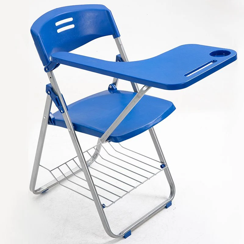 Chaise de bureau moderne en plastique et en métal avec chaise de bureau à domicile à dossier moyen Clearhalo