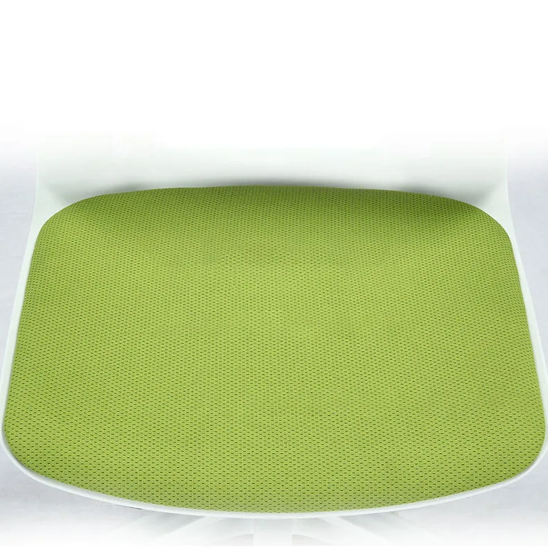Chaise de bureau moderne, sans accoudoirs, chaise de conférence avec roulettes Clearhalo