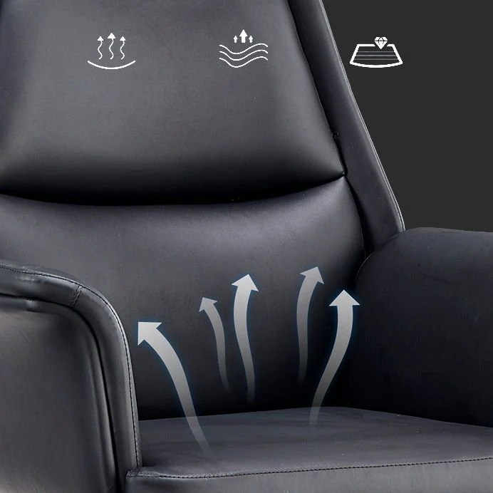 Chaise de bureau moderne sans accoudoirs, chaise de bureau ergonomique sans détresse avec roulettes Clearhalo